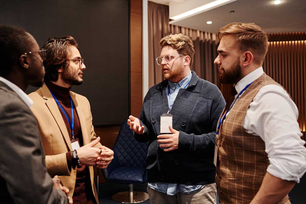 Young people networking